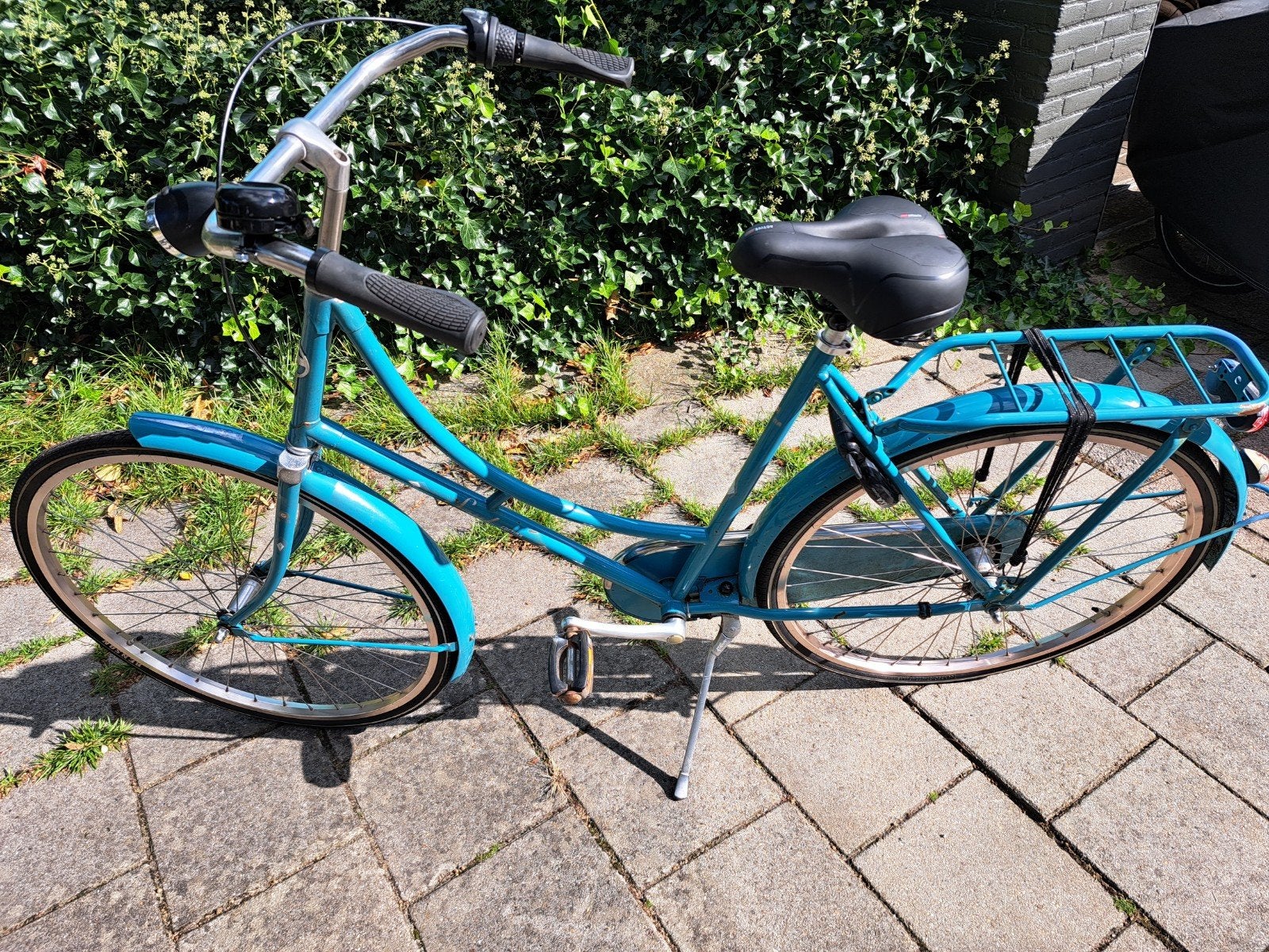 Omafiets met nieuw zadel en banden, rijklaar!, 50 tot 53 cm, Ophalen, Zo goed als nieuw, Terugtraprem