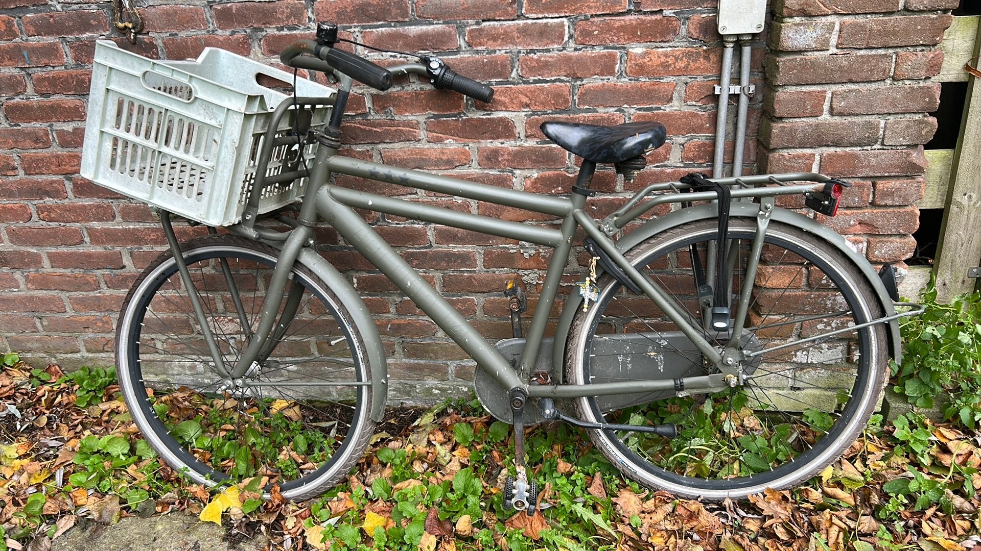 Cortina L4 met krat en 3 Nexus versnellingen, Fietsen en Brommers, Ophalen, Gebruikt, 26 inch of meer, Versnellingen