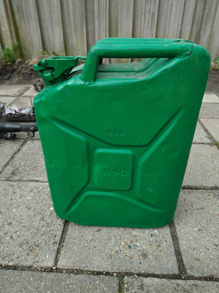 Originele Wehrmacht Jerrycan 1944 - Vloeistofdicht, Ophalen of Verzenden, Landmacht, Duitsland, Overige typen