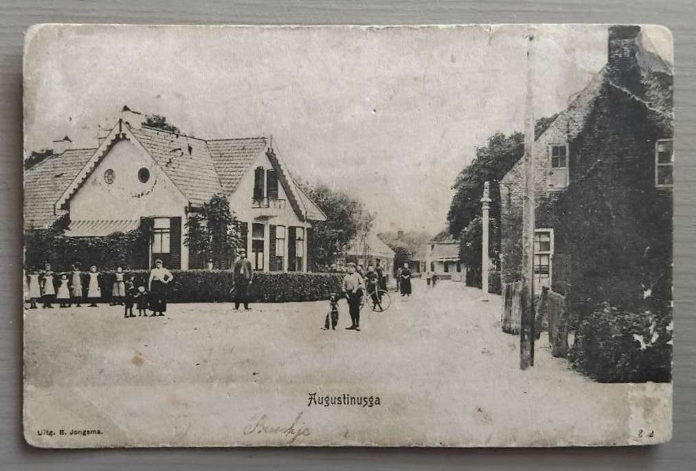 Augustinusga (Friesland) – 1904 met stempels, Ophalen of Verzenden, Voor 1920, Gelopen, Friesland