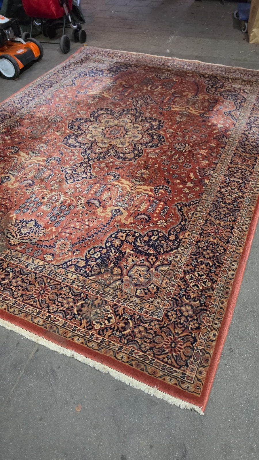 prachtig groot vintage Perzisch wollen tapijt 300x200!, Perzisch, 200 cm of meer, Ophalen of Verzenden, Zo goed als nieuw