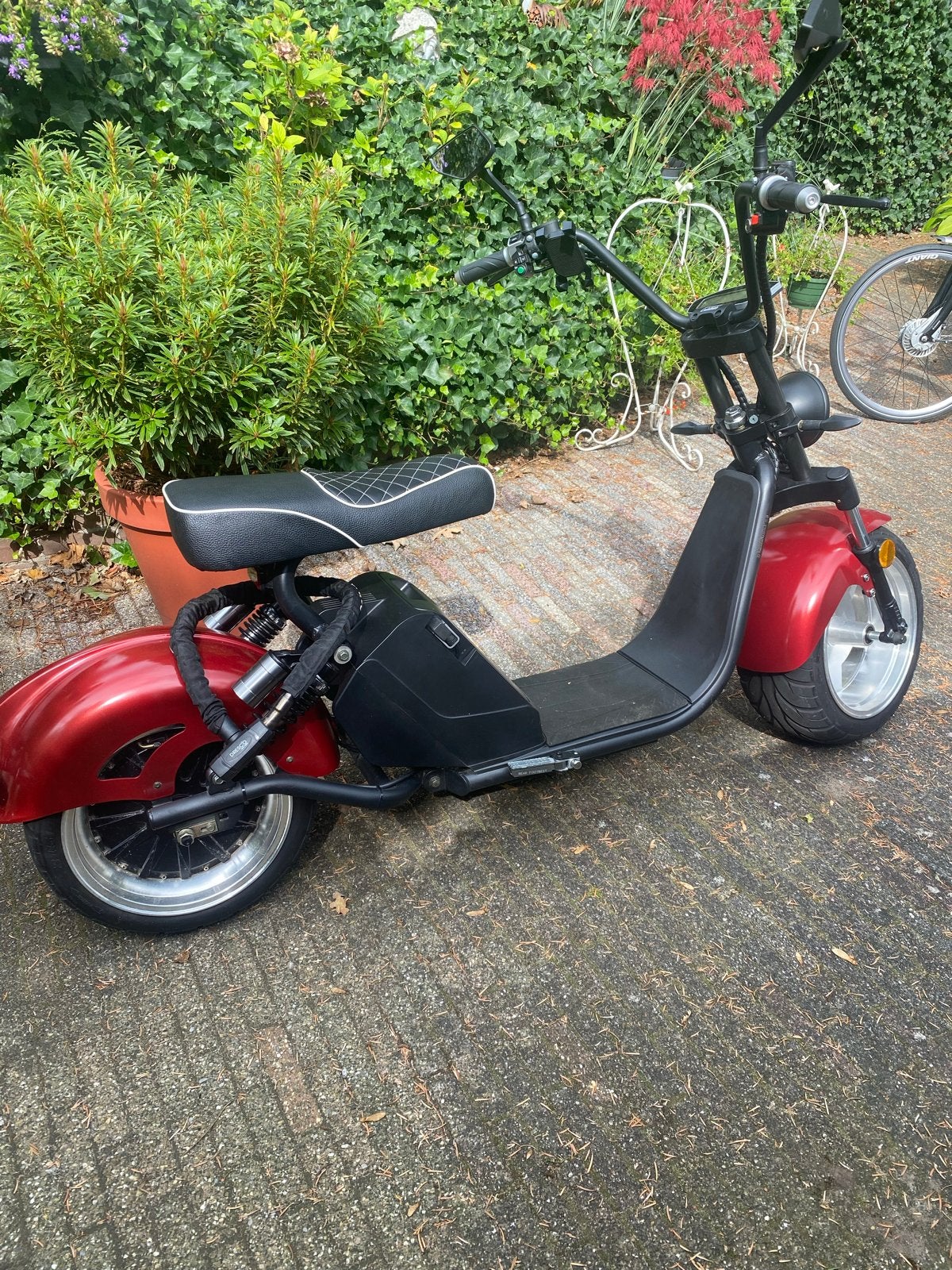 Nette rode E- chopper, Gebruikt, Elektrisch, Ophalen, Overige merken