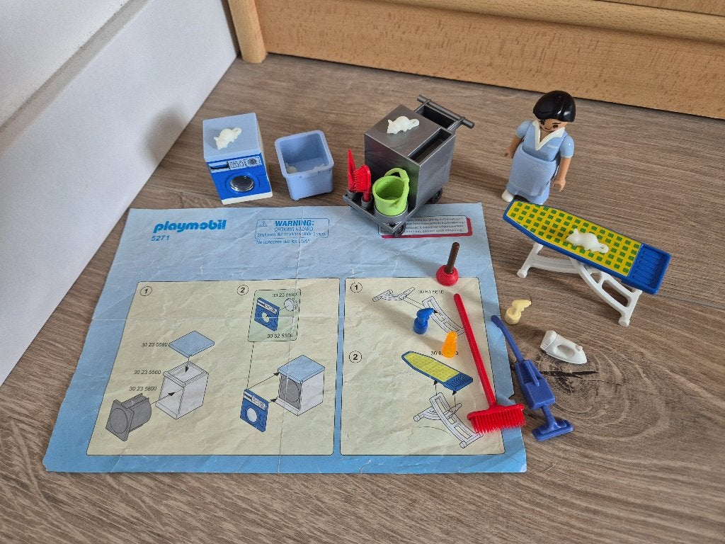 Playmobil 5271 Kamermeisje met trolley, Gebruikt, Complete set, Ophalen of Verzenden, City life