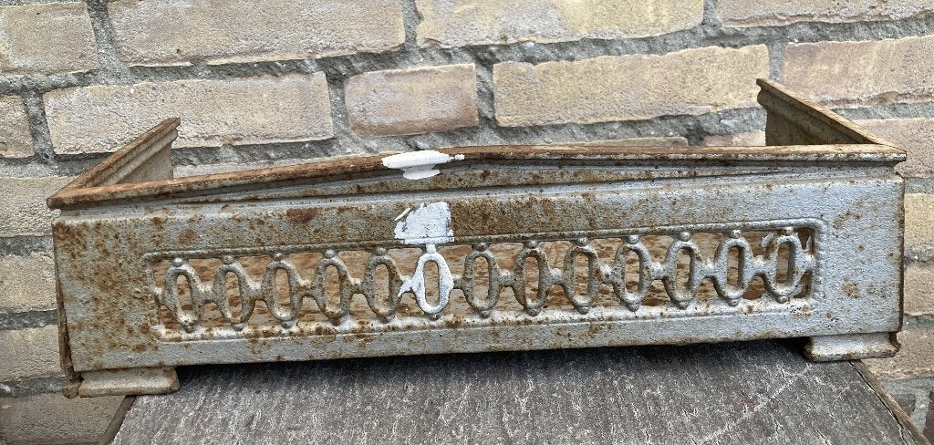 Brocante ijzeren haardbak - asla - aslade, Overige soorten, ---, Ophalen of Verzenden, Vrijstaande haard