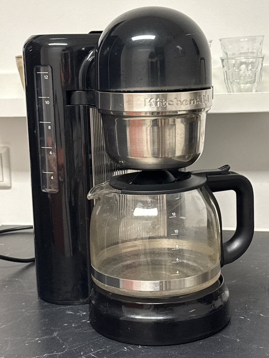 KitchenAid filterkoffiezetapparaat - Zwart, Ophalen, Gebruikt, 10 kopjes of meer, Koffiemachine