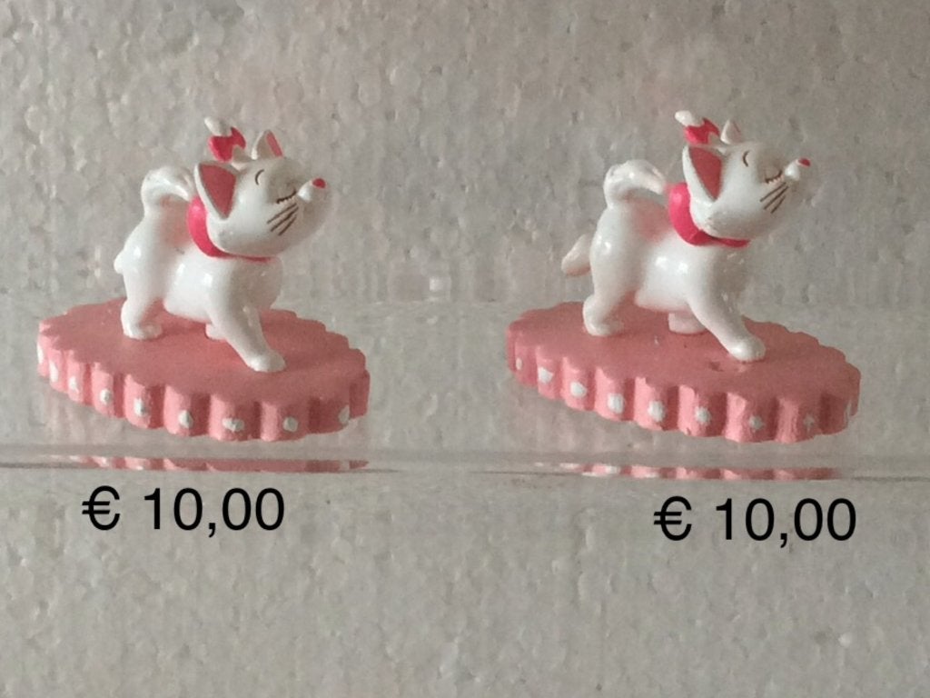 Disney Aristocats - mini beeldje - Marie, Verzamelen, Disney, Ophalen of Verzenden, Overige figuren, Zo goed als nieuw, Beeldje of Figuurtje