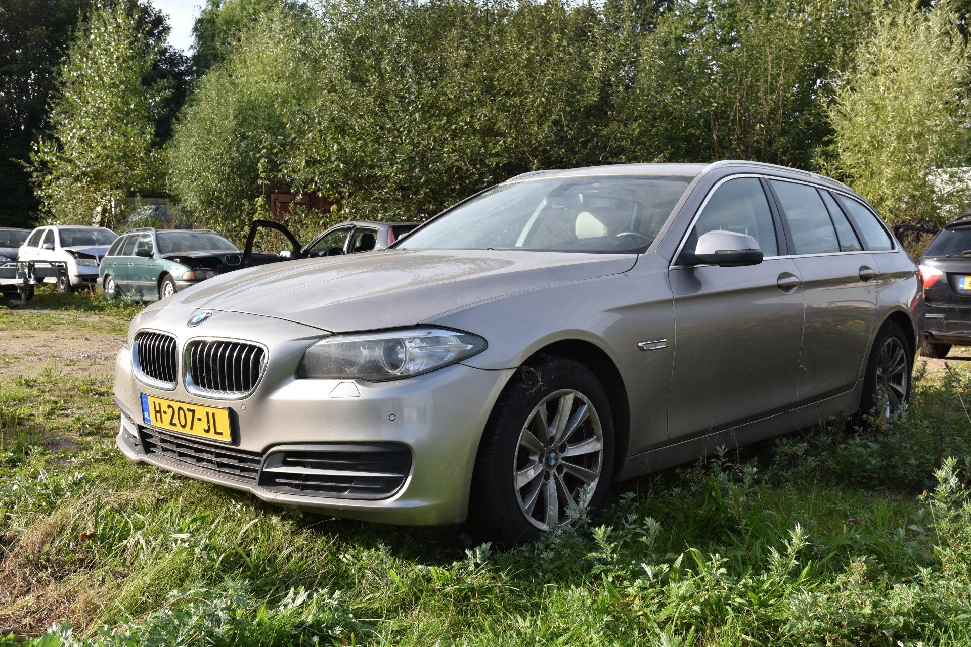BMW 5 Serie Touring 518d Executive EXPORT / BUSINESS ONLY *, Auto's, Automaat, 2000 kg, Leder, Diesel