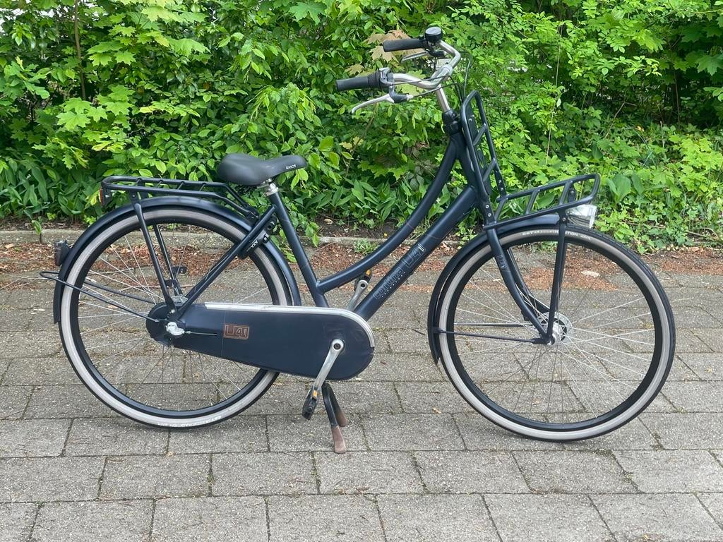 Cortina U4 Transportfiets - 3 versnellingen, handremmen, Gebruikt, Velgrem, 47 tot 50 cm, Versnellingen