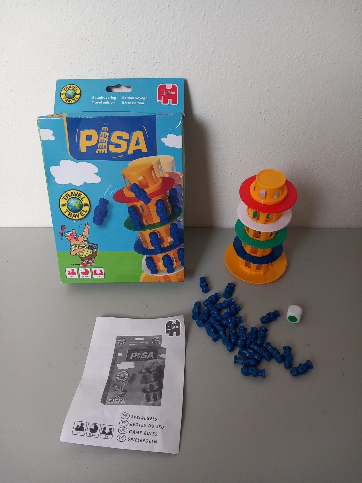 Pisa Travel Edition - Jumbo Balansspel, Een of twee spelers, Ophalen of Verzenden, Gebruikt, Jumbo