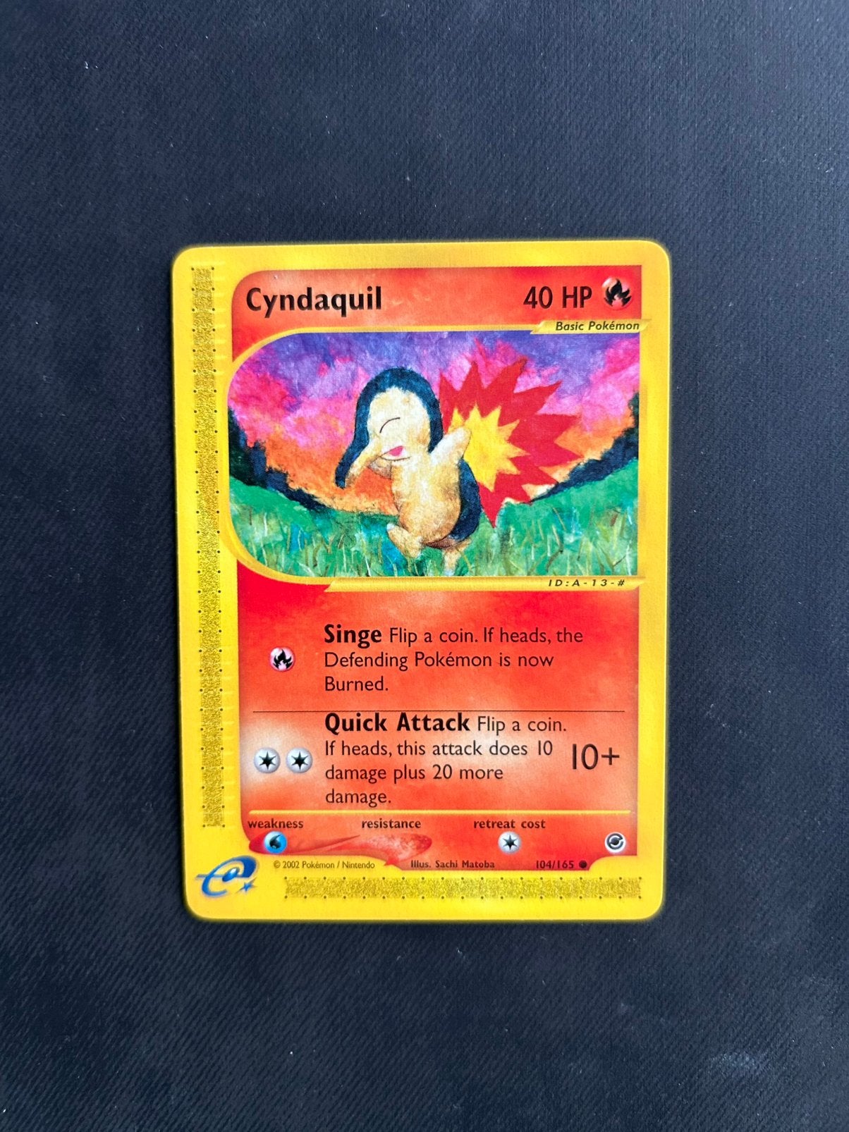 Cyndaquil 104/165, Ophalen of Verzenden, Nieuw, Losse kaart, Foil