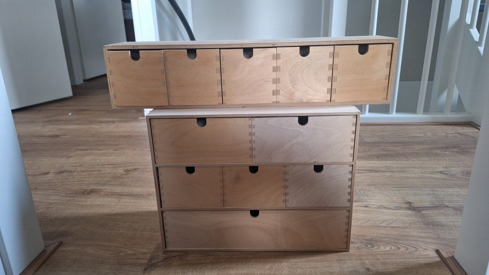 Twee IKEA Moppe ladekasten - Zo goed als nieuw, Ophalen, Zo goed als nieuw, Grenenhout