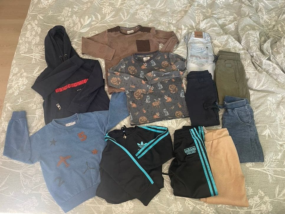 Merk Kledingpakket maat 110-116 - Goede staat, Ophalen of Verzenden, Gebruikt, Maat 110
