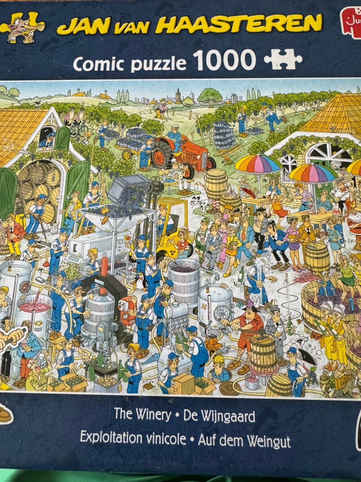 De Wijngaard ( Jan Van Haasteren), Hobby en Vrije tijd, Denksport en Puzzels, Ophalen of Verzenden, 500 t/m 1500 stukjes, Zo goed als nieuw