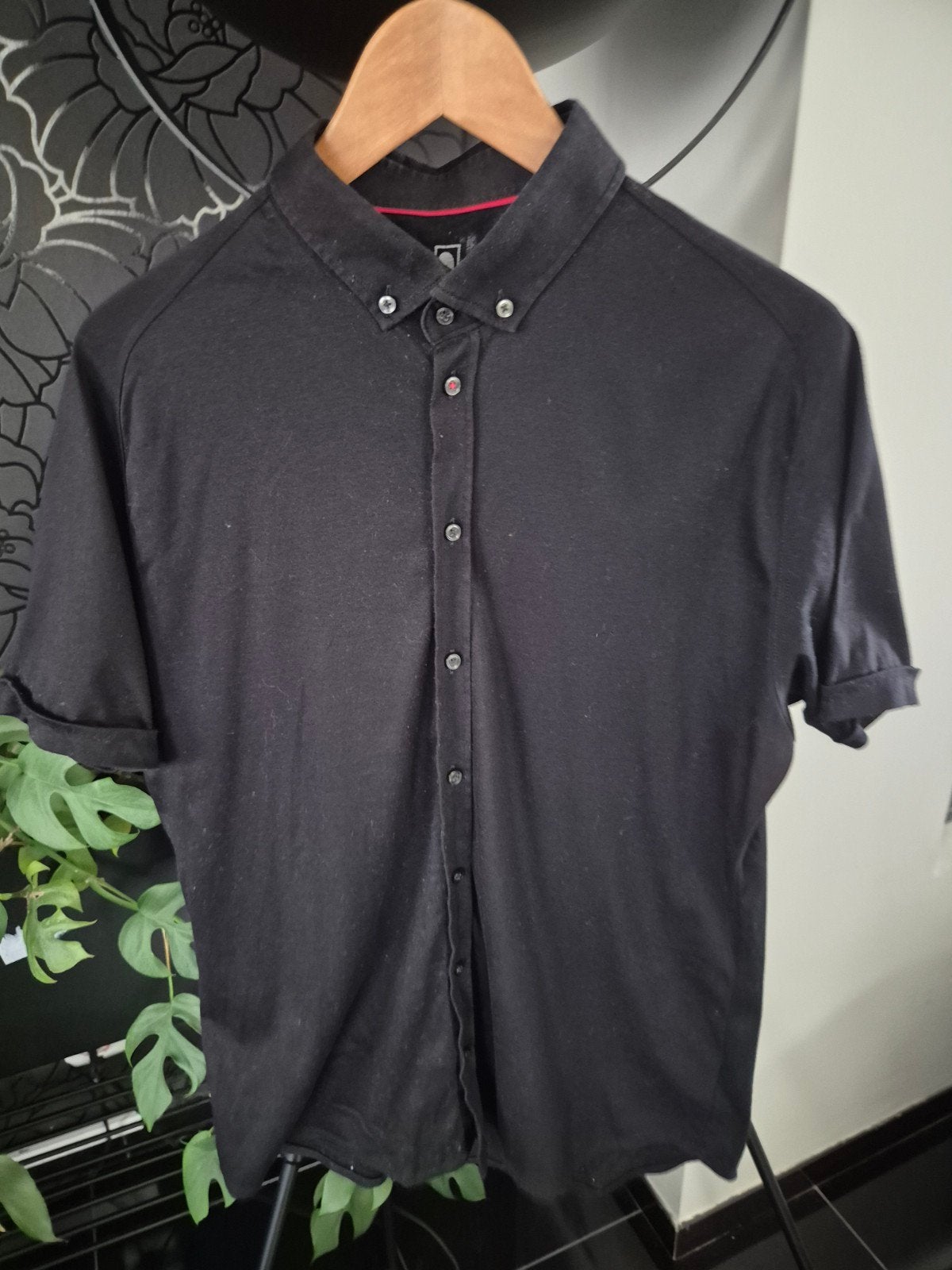 Desoto Shortsleeve Shirt - 100% Katoen - Maat L, Kleding | Heren, Ophalen of Verzenden, Zo goed als nieuw, Halswijdte 41/42 (L)