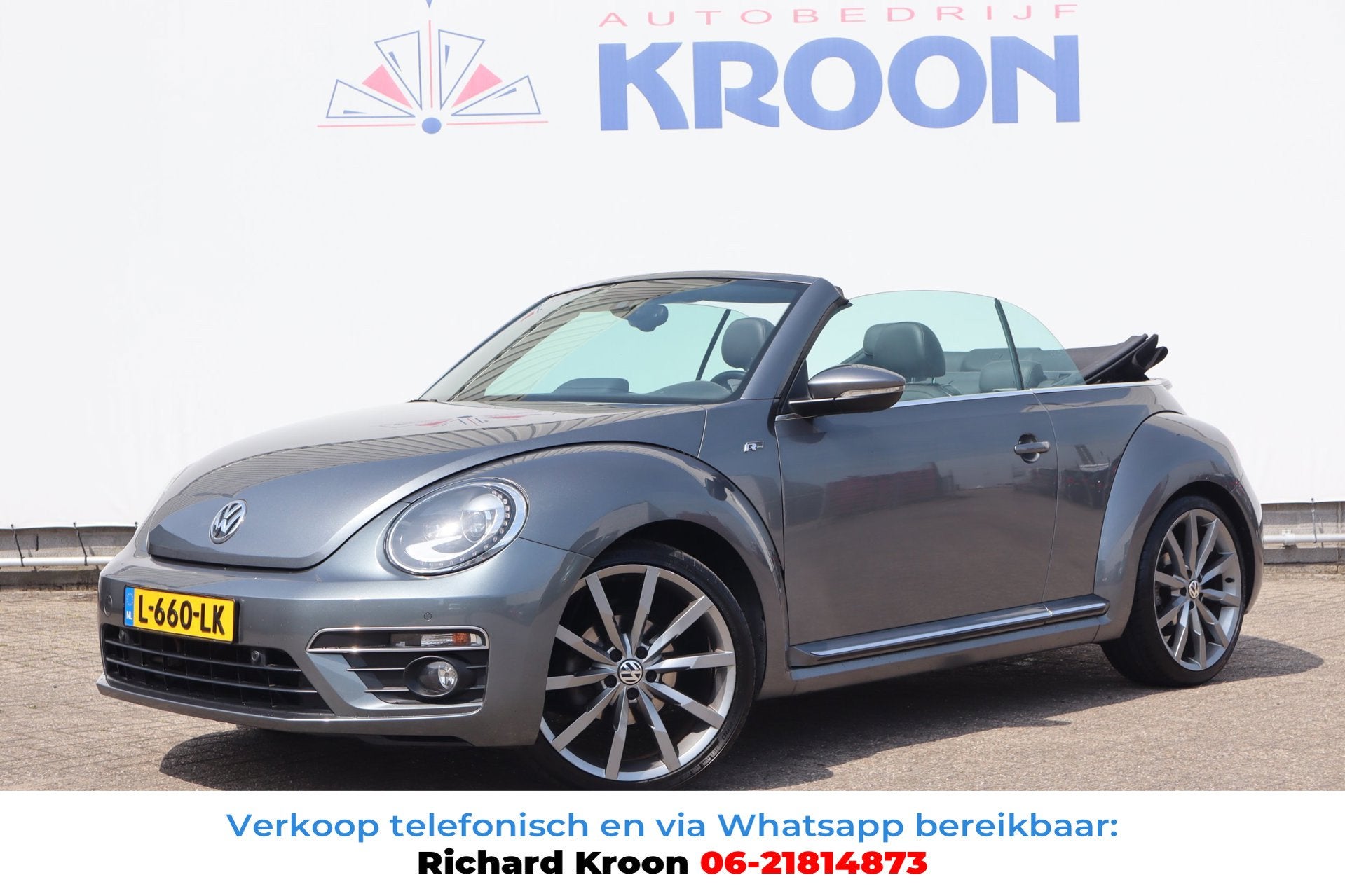 Volkswagen Beetle Cabriolet 1.4 TSI Sport BlueMotion R-line, Auto's, Dealer onderhouden, 1334 kg, Gebruikt, 4 cilinders