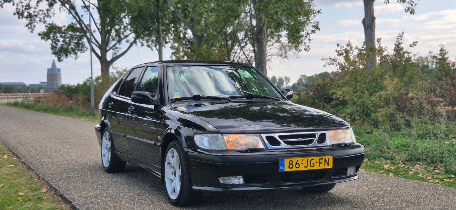 Saab 9-3 2.0t SE | Aero-velgen + Winterset & Dakkoffer, Voorwielaandrijving, Stof, Sound system, Beige
