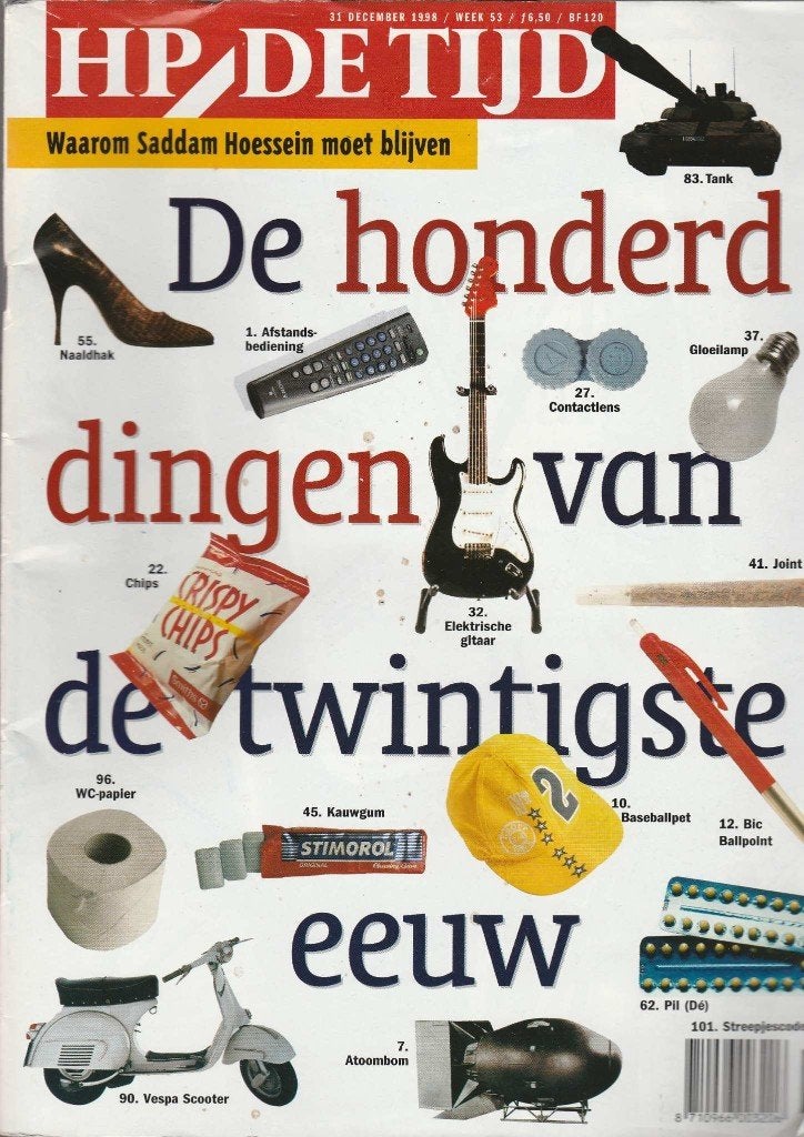 De honderd dingen van de twintigste eeuw-HP DE TIJD 1-1998, Ophalen of Verzenden, Zo goed als nieuw, Overige gebieden