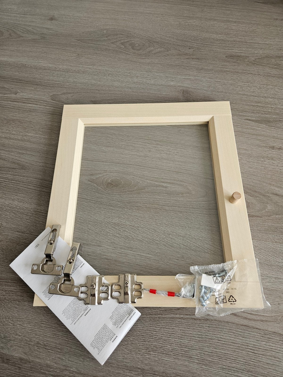 IKEA OXBERG Deur met glas, 40x35cm (2 stuks) - Nieuw in doos, Ophalen, Nieuw