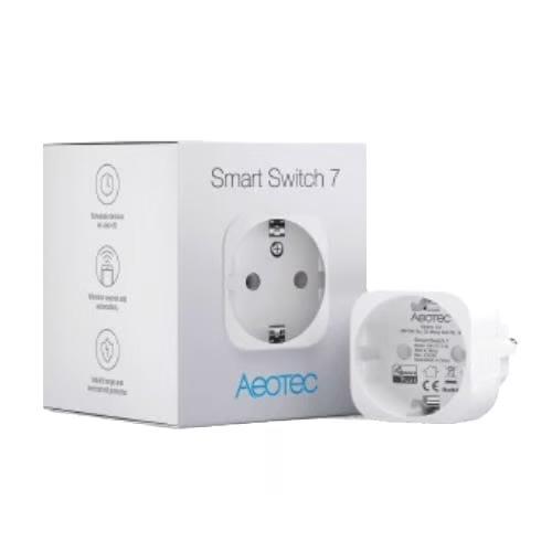 Aeotec Smart Switch 7 ZWave+ 2300W & Stroommeting, Ophalen of Verzenden, Zo goed als nieuw, Klein en compact