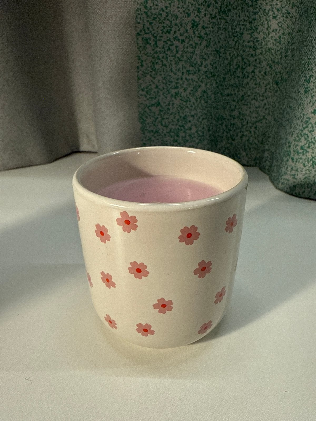Candle, Ophalen of Verzenden, Zo goed als nieuw, Roze, Kaars