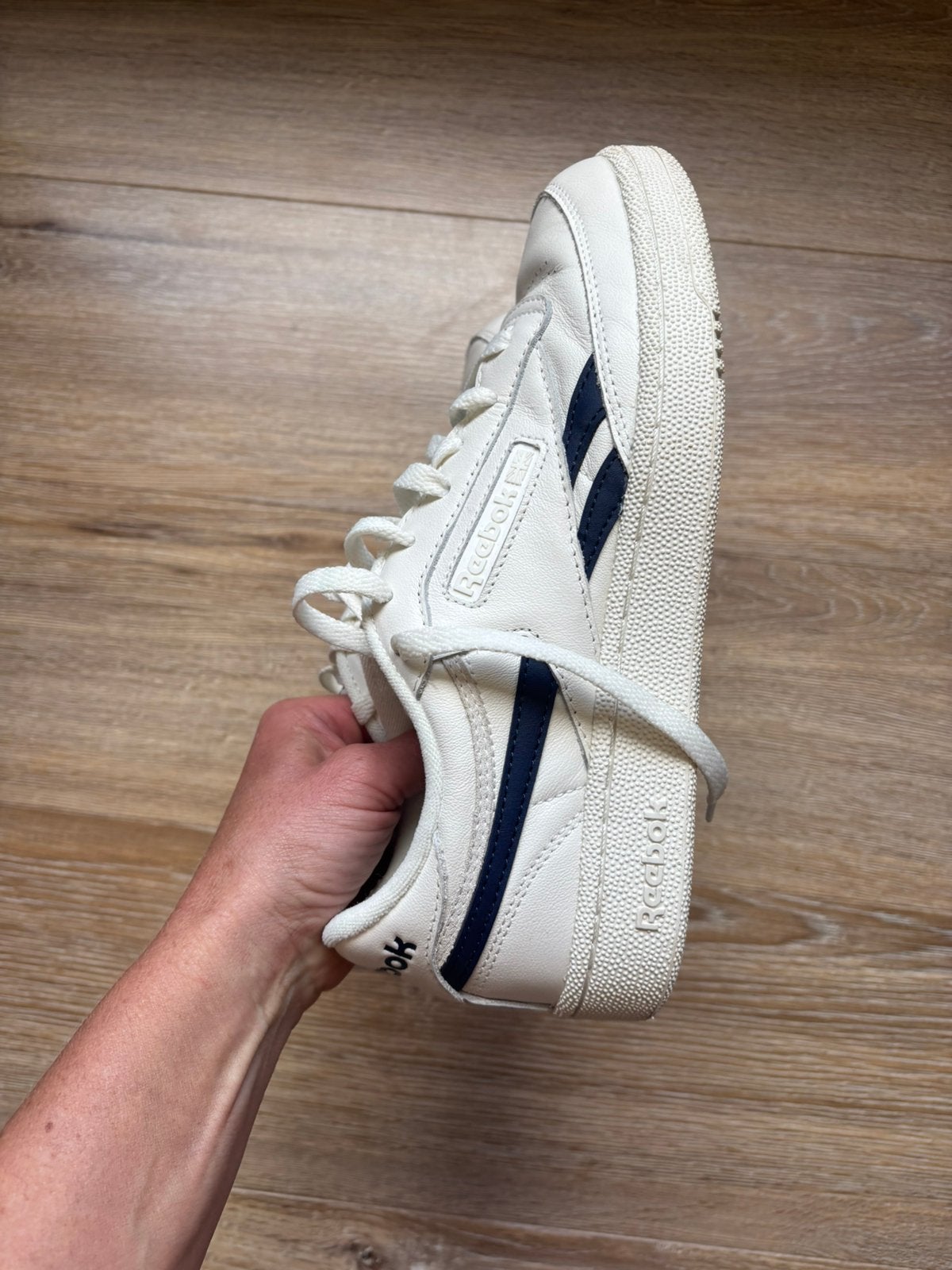 Reebok classic, Kleding | Heren, Ophalen, Wit, Sneakers of Gympen, Zo goed als nieuw