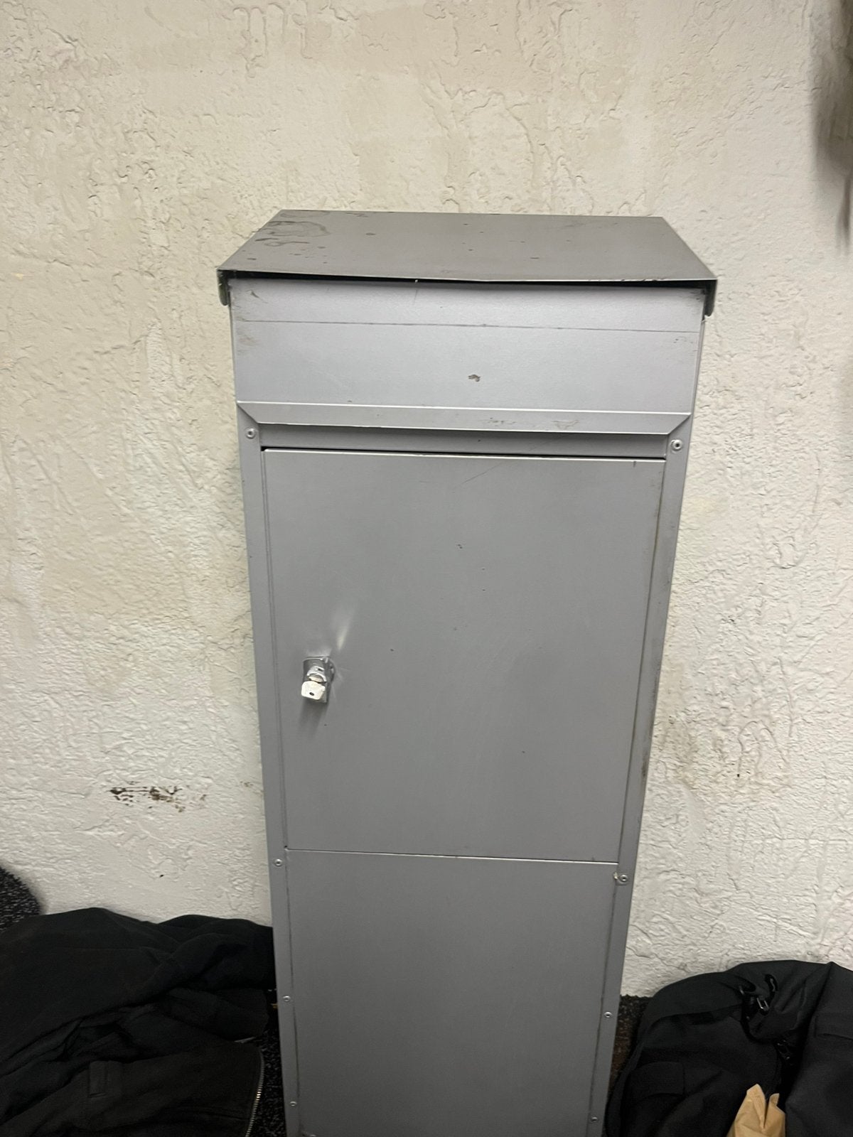 Brievenbus, Tuin en Terras, Brievenbussen, Ophalen of Verzenden, Gebruikt, Staal, Wandbrievenbus