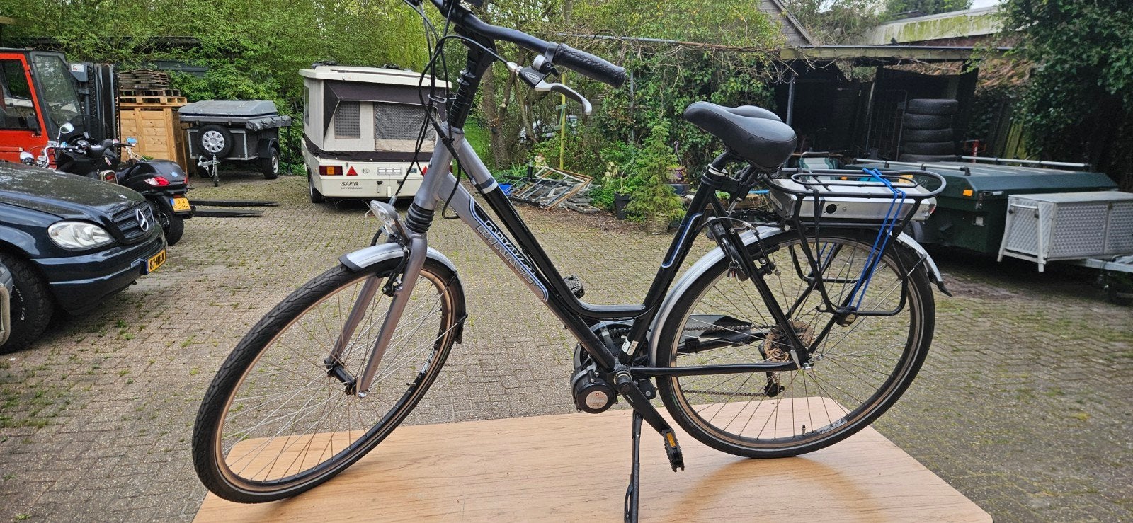Bikkel Ibee elektrische fiets - Comfortabel en betrouwbaar, Gebruikt, 51 tot 55 cm, 30 tot 50 km per accu, Ophalen
