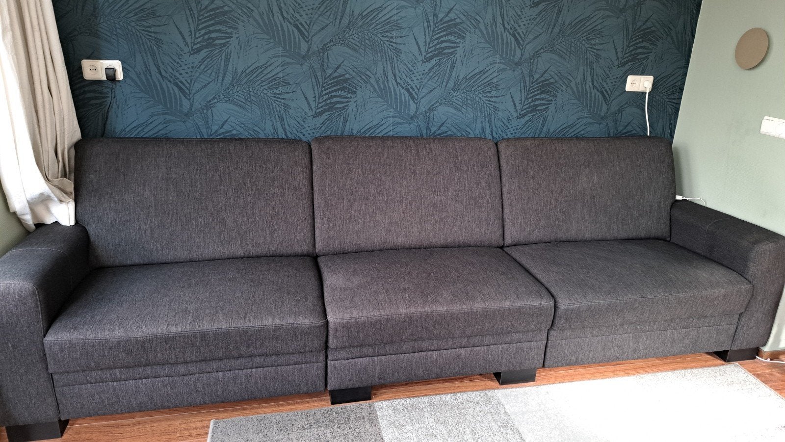 Bank, Huis en Inrichting, Banken | Bankstellen, Ophalen, Gebruikt, 300 cm of meer, 75 tot 100 cm