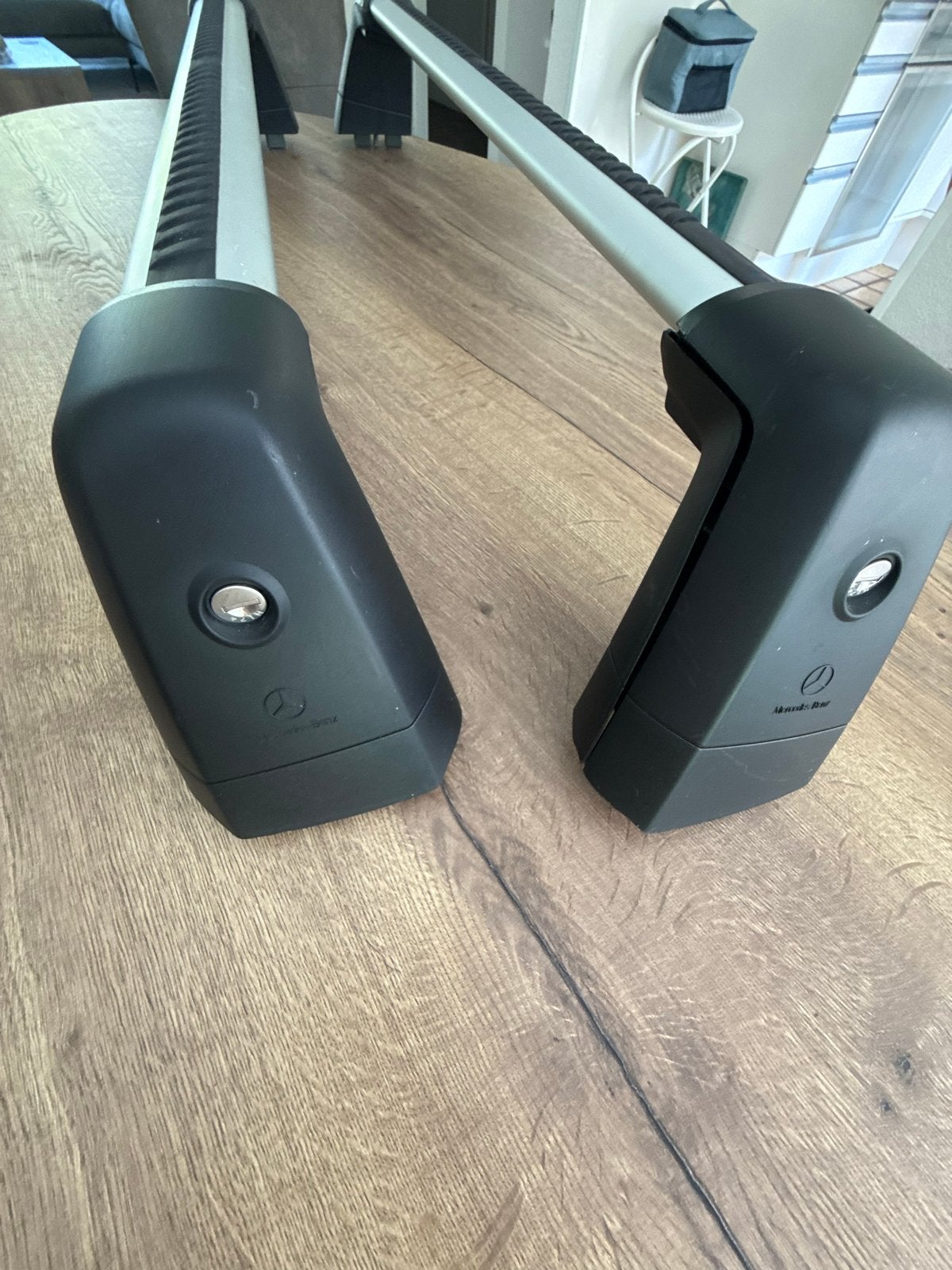 Originele Mercedes Benz dakdragers met 4 sleutels, Auto diversen, Dakdragers, Ophalen of Verzenden, Gebruikt