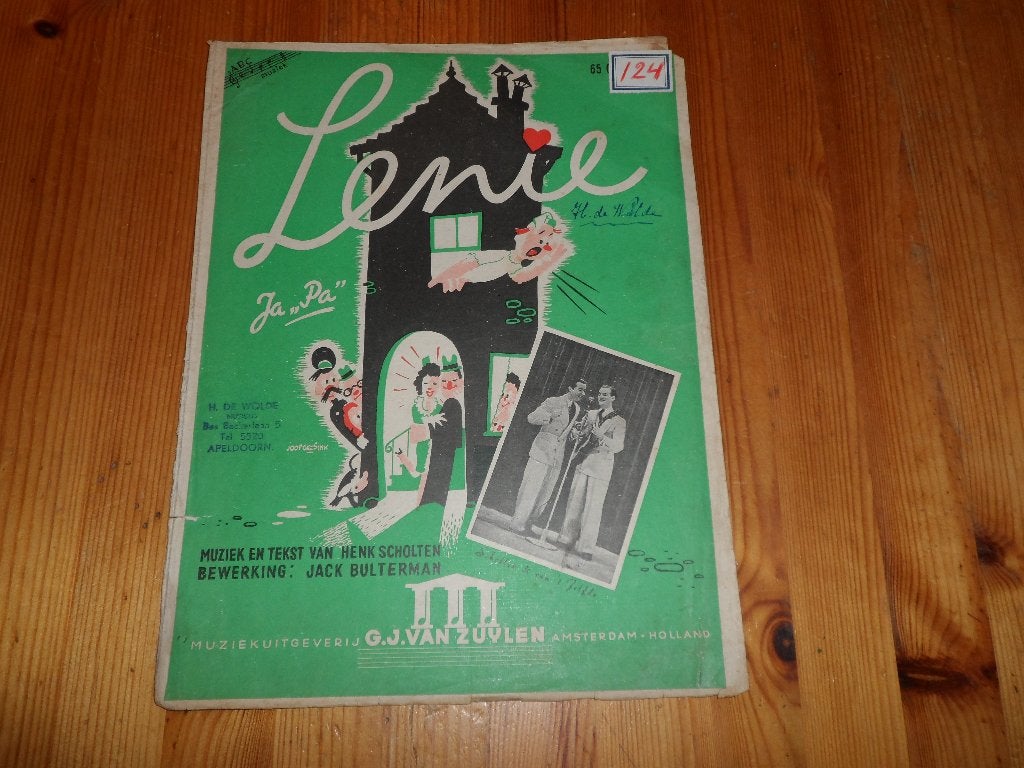 Lenie - henk scholten / jack bulterman, Piano, Gebruikt, Ophalen of Verzenden, Artiest of Componist