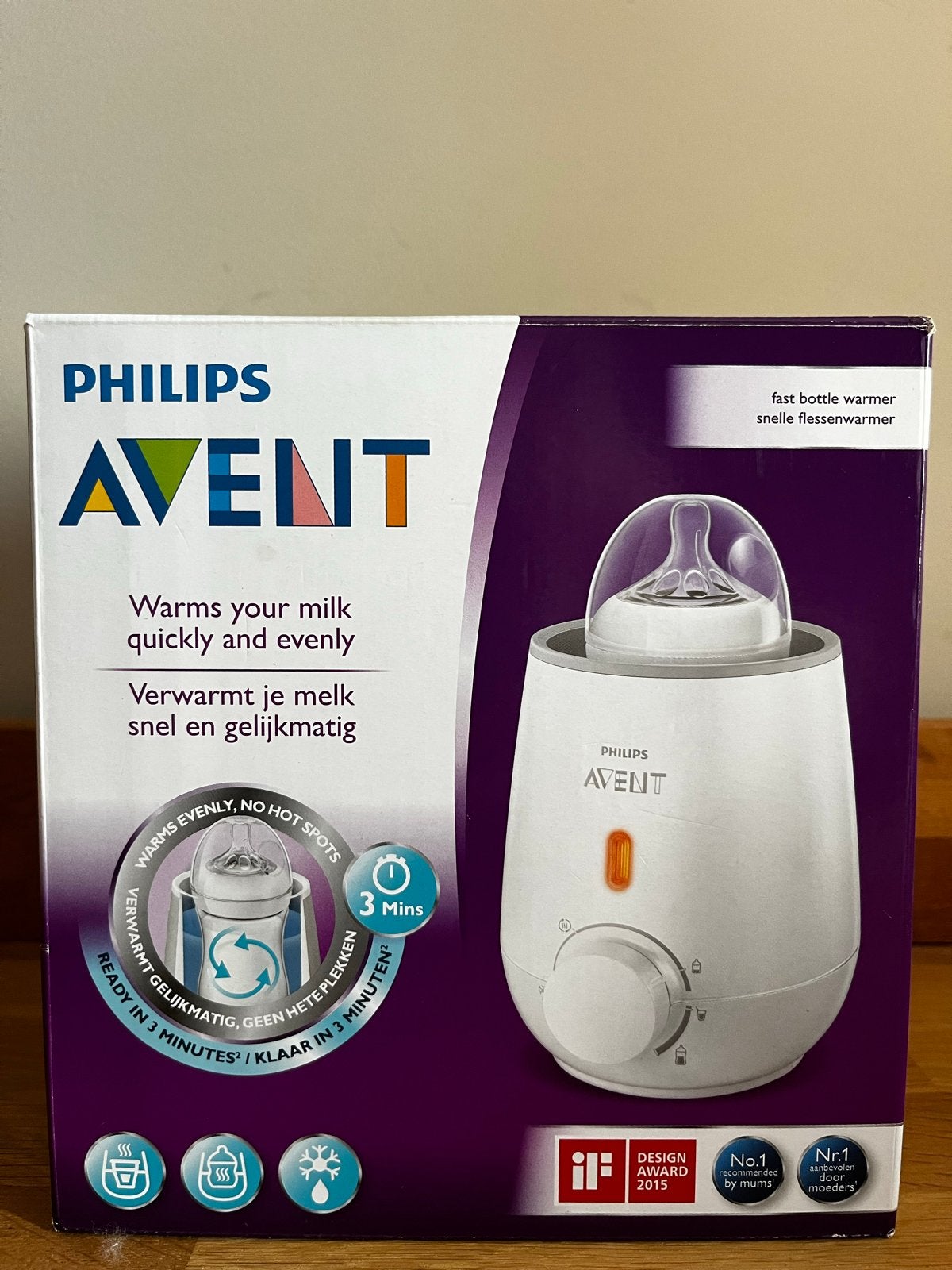 Philips Avent Fleswaemer SCF355, Ophalen, Zo goed als nieuw, Flessen- of potjesverwarmer, Philips Avent