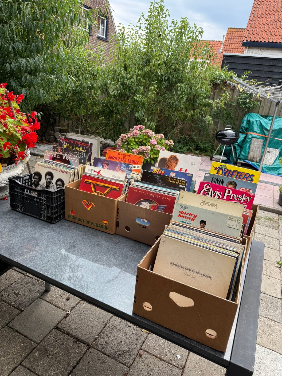 500 LP’s - 5 bakken - Collectie, Ophalen, Gebruikt