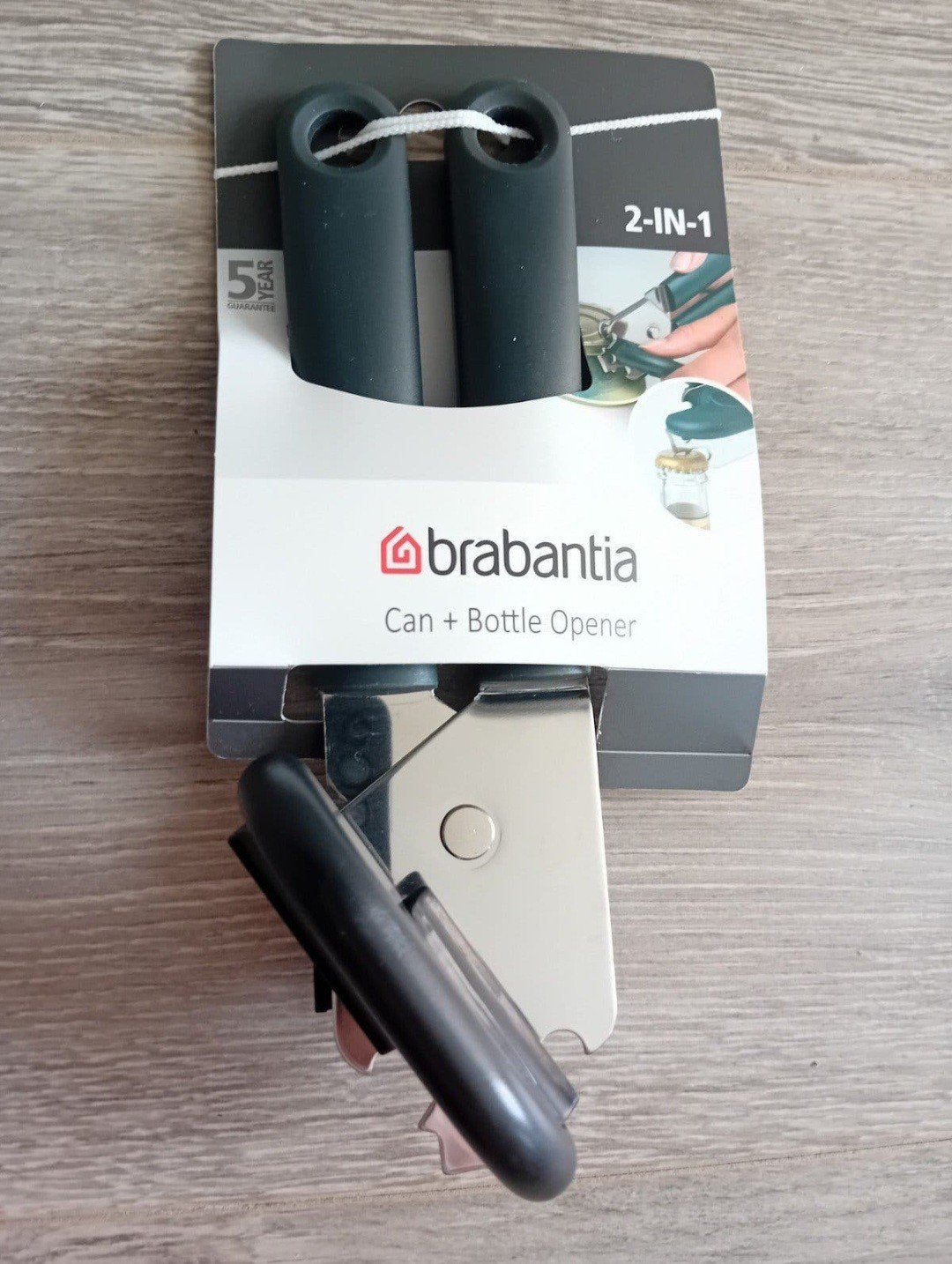 Brabantia Blikopener En Geïntegreerde Fles  RVS-staal. Nieuw, Ophalen of Verzenden, Nieuw
