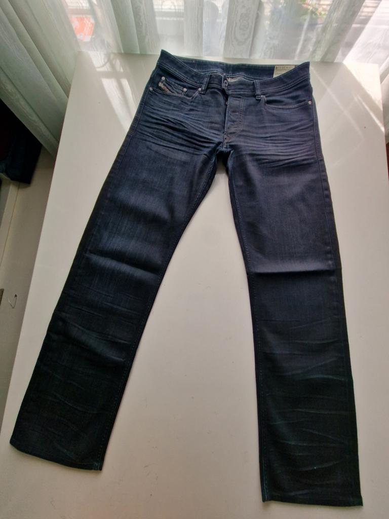 CLASSIC DIESEL VIKER R BOX STRAIGHT STRETCH JEANS 32/32, Blauw, W32 (confectie 46) of kleiner, Ophalen of Verzenden, Zo goed als nieuw