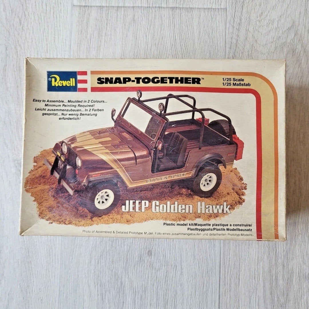 Revell Snap-Together Jeep Golden Hawk 1/25 kit, Auto, Nieuw, Ophalen of Verzenden, 1:32 tot 1:50