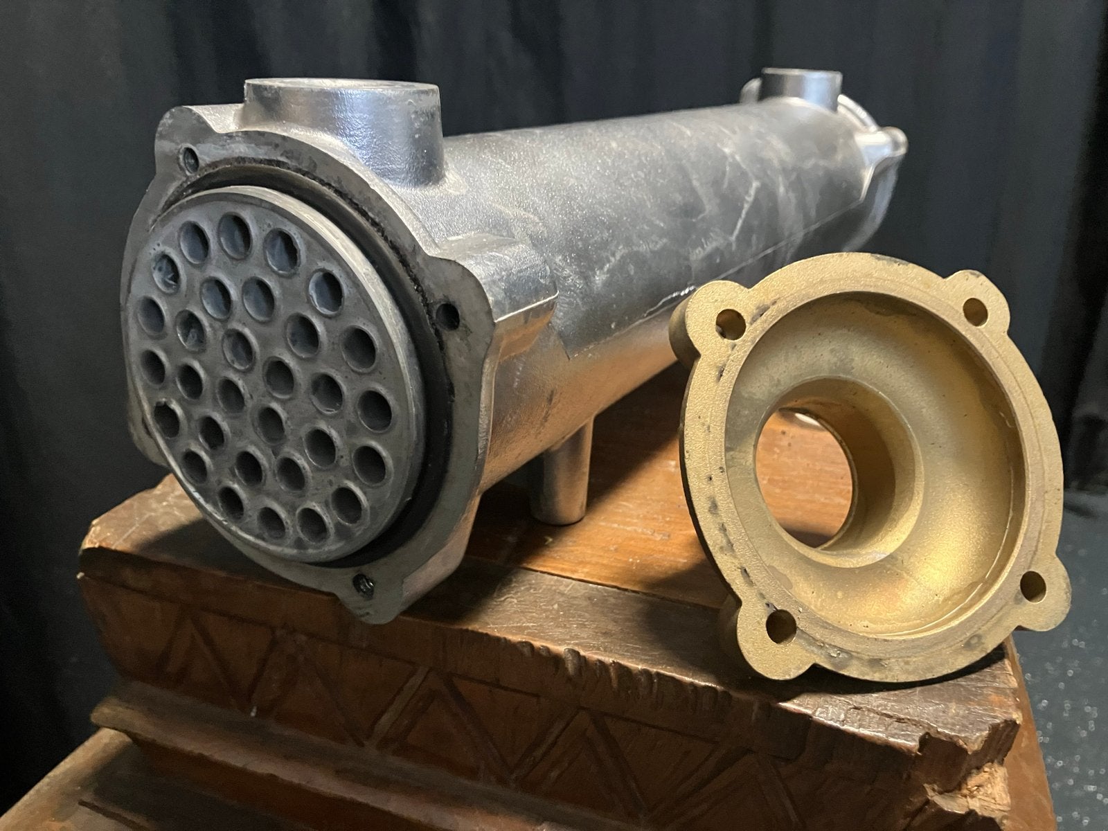 2 x Warmtewisselaar - Aluminium/Messing, Ophalen of Verzenden, Nieuw, Motor en Techniek, Zeilboot of Motorboot