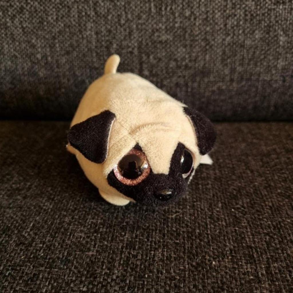 Ty teeny pug mops hond knuffel, Ophalen of Verzenden