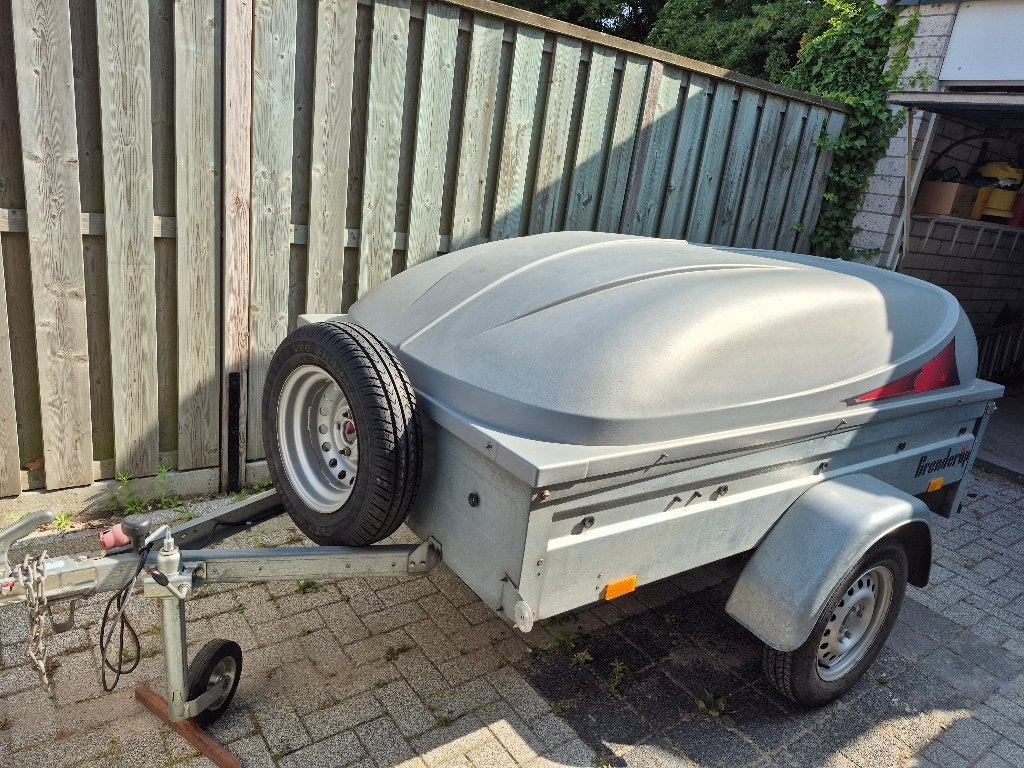 aanhangwagen met deksel, Ophalen, Gebruikt