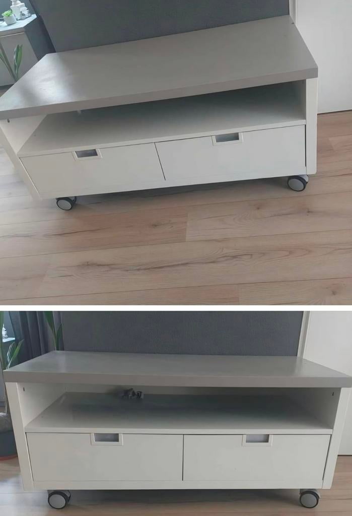 Tv meubel op wieltjes gratis, Huis en Inrichting, Kasten | Televisiemeubels, Ophalen, Gebruikt, 100 tot 150 cm, Minder dan 100 cm