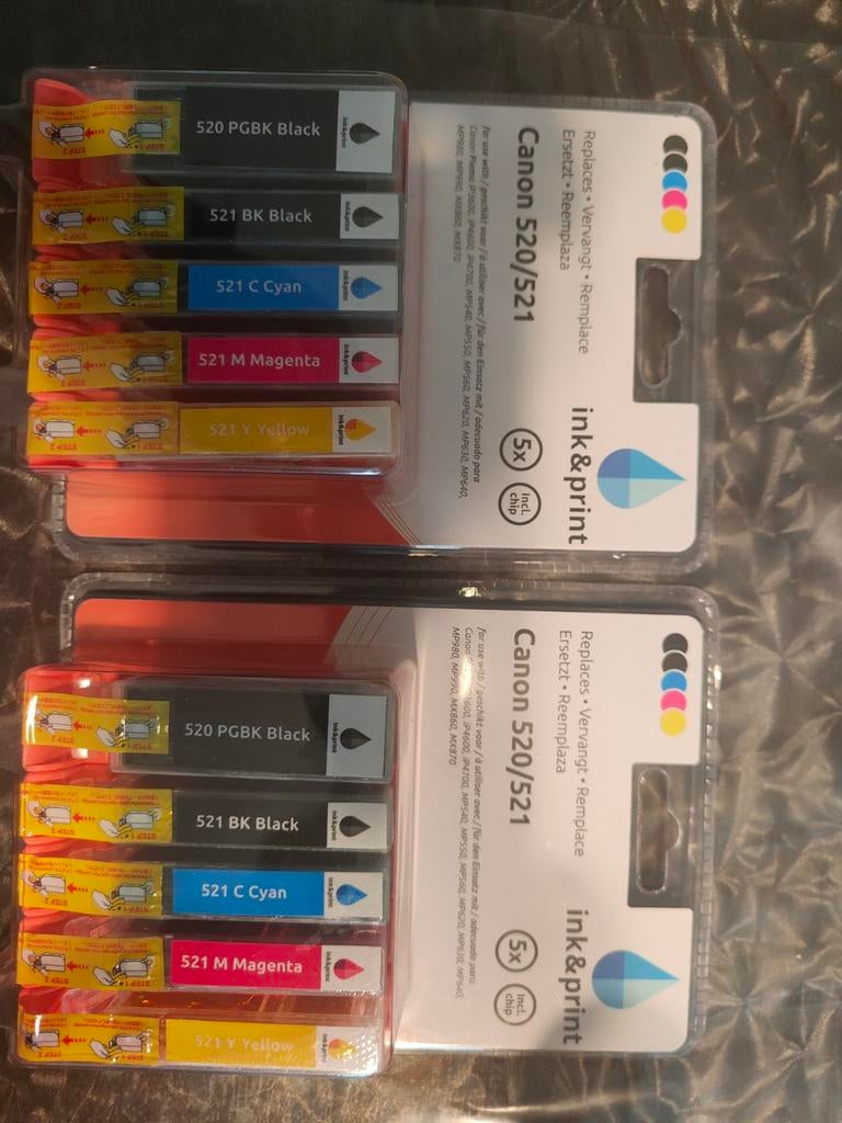 Cartridges voor Canon printer 520/521, Ophalen