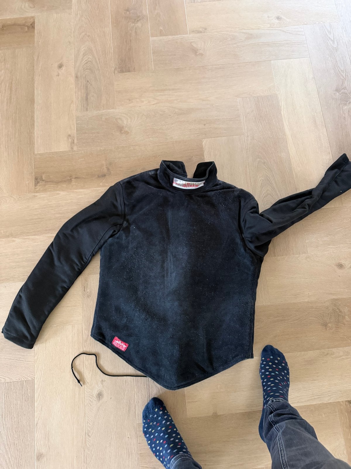 Zwart lesvest Allstar, maat 50, Gebruikt, Vechtsportbescherming, Maat L, Ophalen of Verzenden