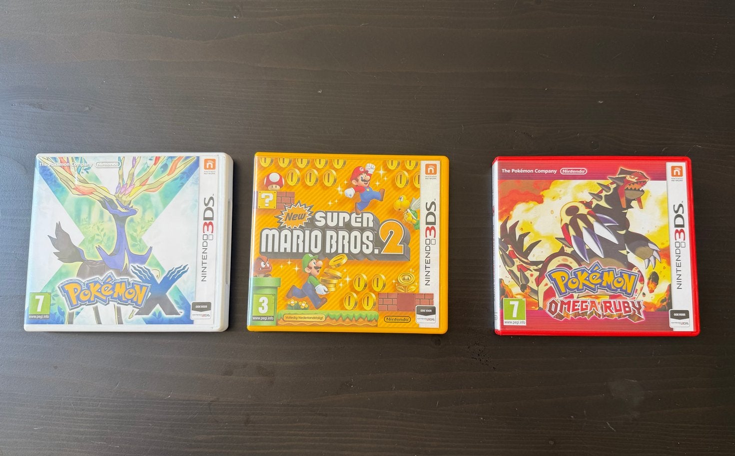 Nintendo 3DS Games: Pokémon X, Pokémon Omega Ruby, Super Mar, Online, Verzenden, 1 speler, Zo goed als nieuw