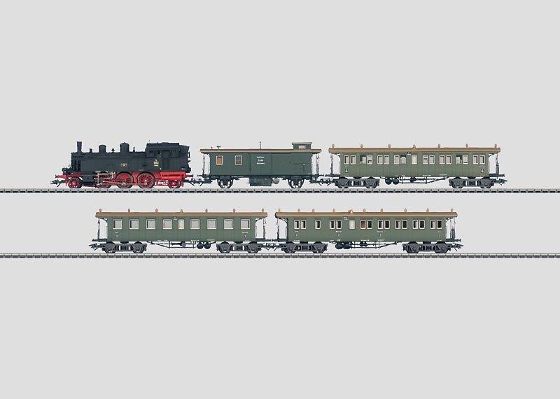 Marklin H0 26542 Württembergse Loc en 4 rijtuigen K.W.St.E., Hobby en Vrije tijd, Modeltreinen | H0, Nieuw, Treinset, Wisselstroom