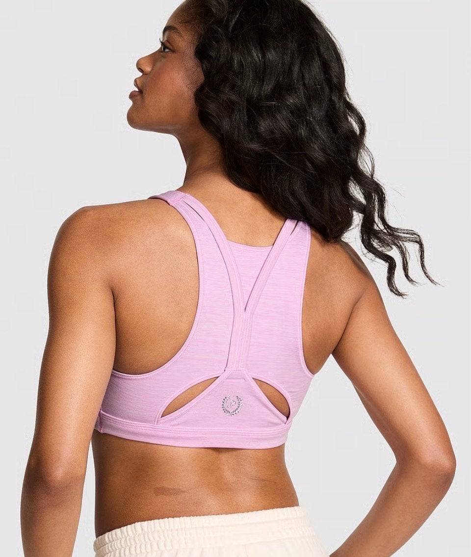 Victoria's Secret PINK Sportbeha - Relay Cut-Out, Paars, Nieuw, Ophalen of Verzenden, Fitness of Aerobics