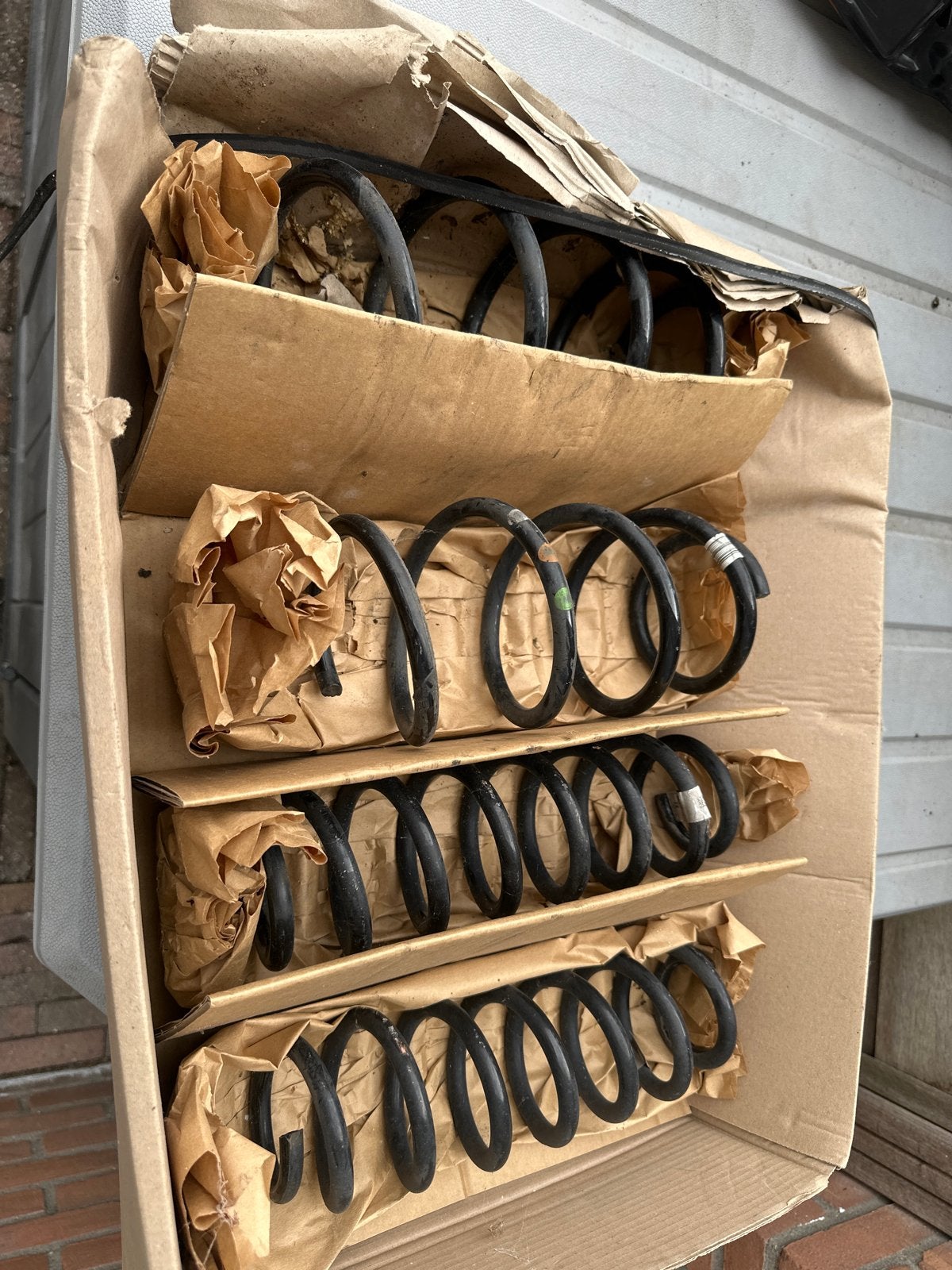 Set van 4 gebruikte schroefveren voor seat leon 1.8 Turbo, Ophalen, Gebruikt, Universele onderdelen