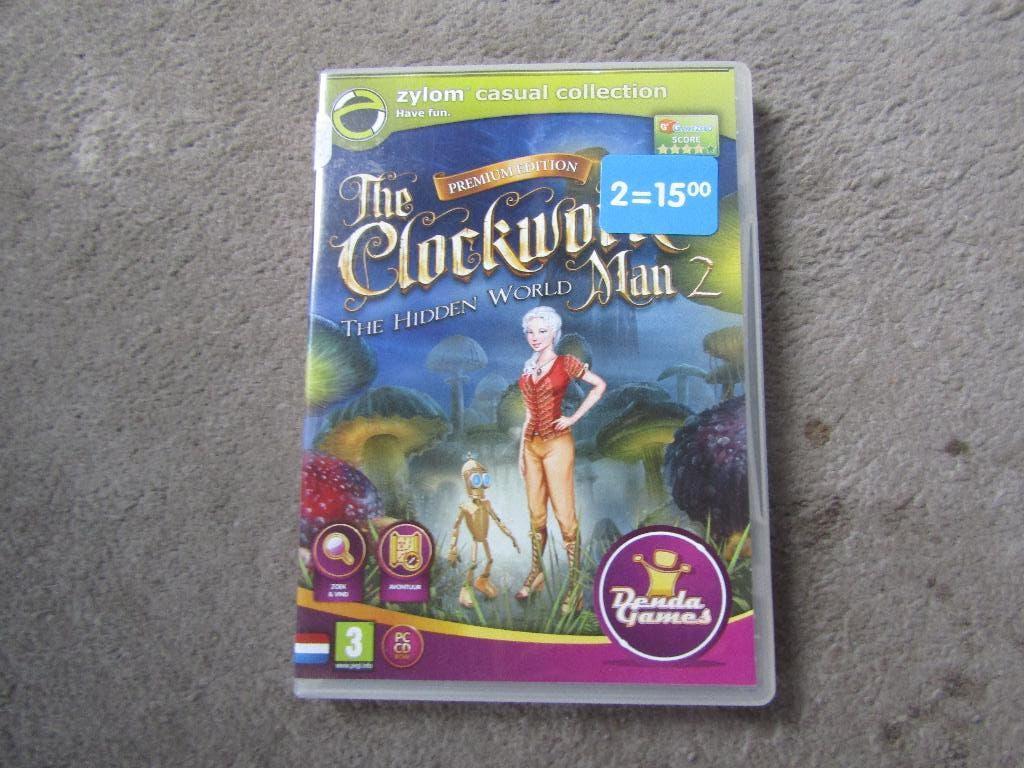 Cd-rom spel: The Clockwork man 2 - Denda games, Puzzel en Educatief, Gebruikt, 1 speler, Ophalen of Verzenden