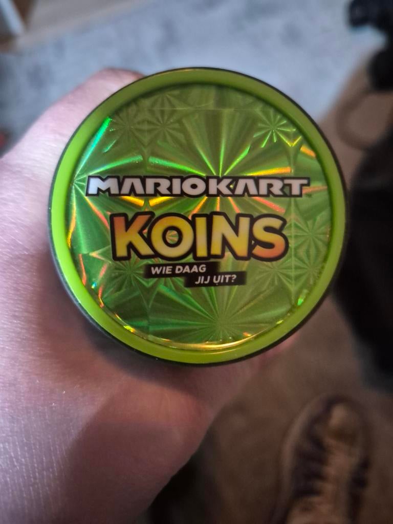 Mario Kart Koins - Wie daag jij uit?, Ophalen of Verzenden, Gebruikt, Jongen of Meisje