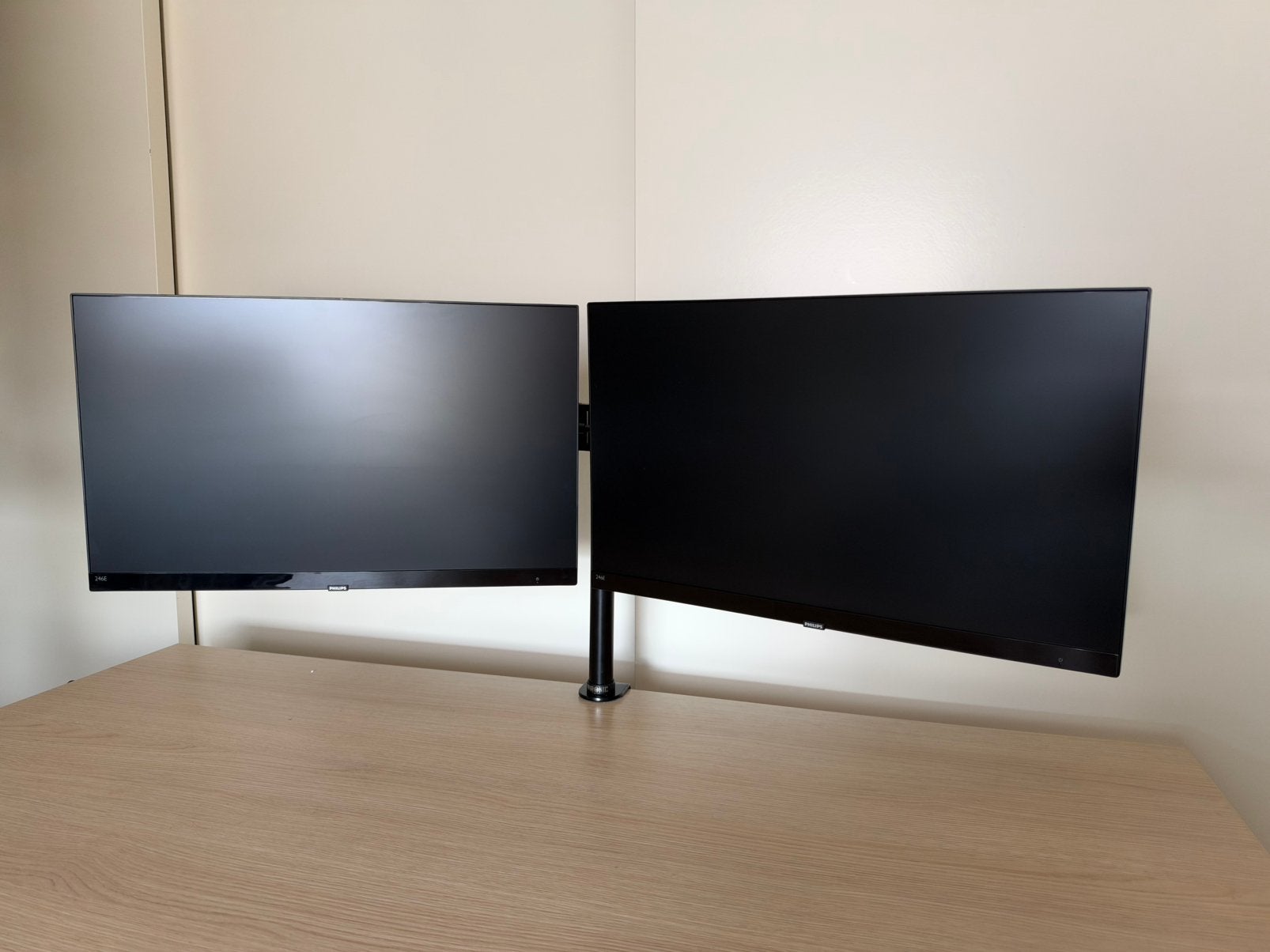 Philips 246E monitoren | Full HD | IPS | 75Hz | 24’’, Computers en Software, Ophalen, Full HD, Zo goed als nieuw, DisplayPort