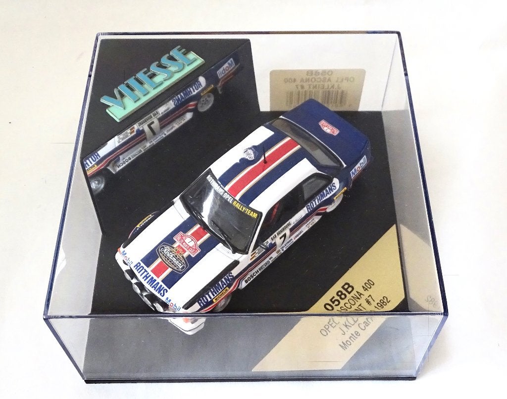 Vitesse 058B Opel Ascona 400 Monte Carlo 1982, Hobby en Vrije tijd, Ophalen of Verzenden, Gebruikt, Auto, Overige merken