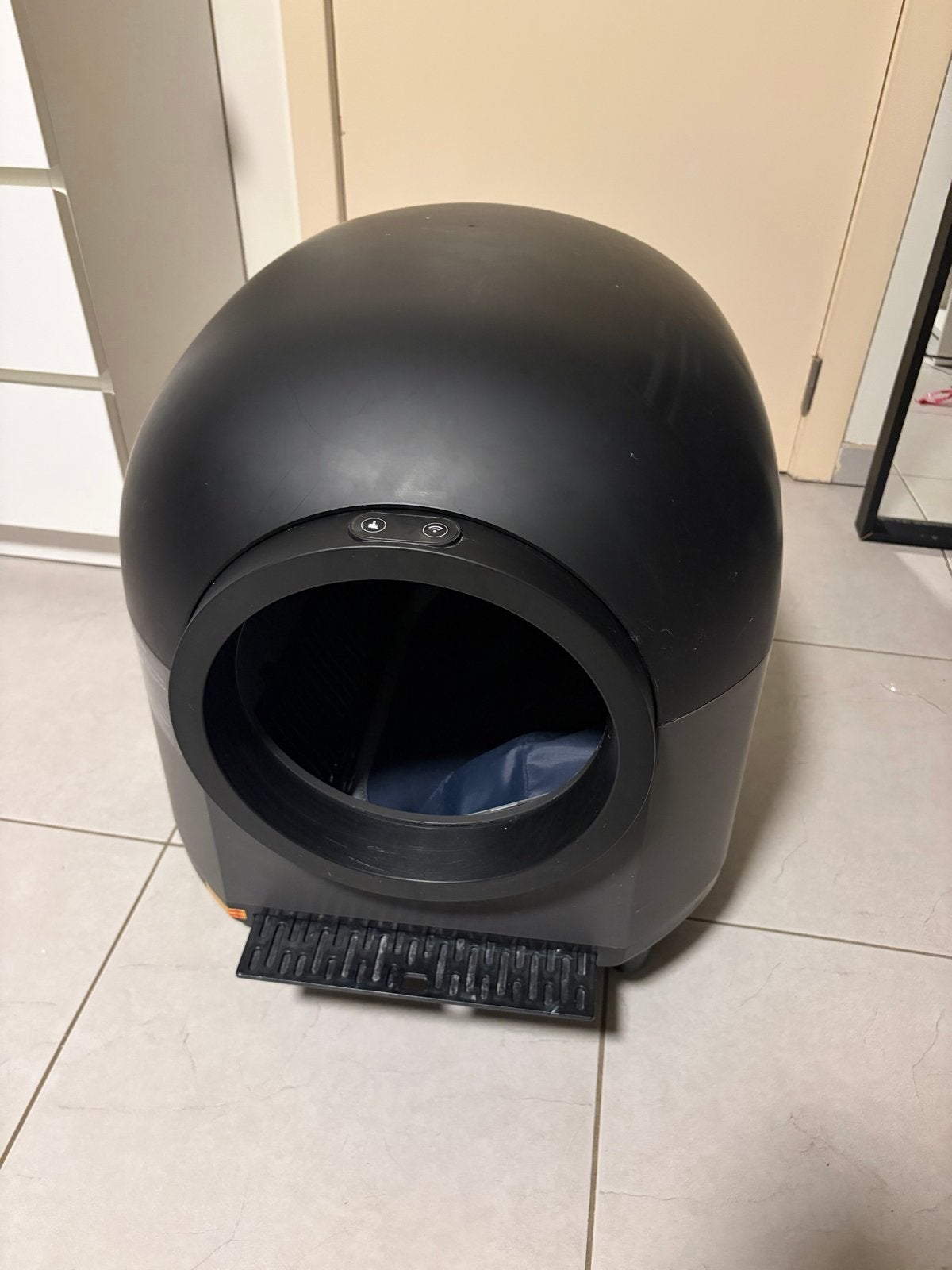 Maxipets NOVA Black Automatische Kattenbak –gebruikt, Ophalen